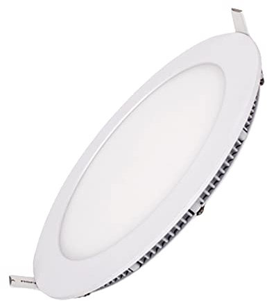 FAZRPIP 3W/9W/12W Ultra Slim LED Einbaustrahler 2cm Slim Panel Light Aluminium Runde LED Einbauleuchte für Wohnzimmer Küche Badezimmer, Schallwandverkleidung