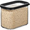 Mepal Boîte Rangement Cuisine Rectangulaires - Boîte de Stockage Transparente avec Couvercle - Rangement et Organisation de Cuisine - Boite Hermétique Alimentaire & Empilable - 1000 ml - Black