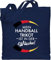 Shirtracer Baumwolltasche - 2024 - Mein Handball Trikot ist in der Wäsche - Handball WM EM Witzig Spruch Lustig Trikot Ersatz - Unisize - Navy Blau - 2022 ball handball+sprüche