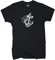 Wolkenbruch T-Shirt Anker Kompass Seemann, schwarz, Gr.L
