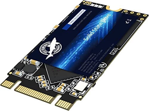 Dogfish M.2 SATA SSD 4TB Hard Drive Internal 2242 3D-NAND 6Gb/s NGFF Internal Solid State Drive SATA III High Performance Internal SSD for Desktop Laptop - 4TB