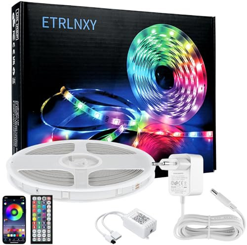 Alexa LED Strip 13 Meter, WiFi LED Strip RGB Musik Syncing, App Arbeitet mit Google Assistant, LED Strips DIY Benutzerdefinierter Szenenmodus Schlafzimmer Küche Zuhause Partei
