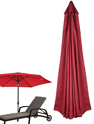 repuesto para sombrilla, cubierta sombrilla poliéster para patio al aire libre | Cubierta protectora lavable UV30+ para playa, terraza, parque infantil, jardín