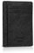 Bronzi Portafoglio Portafoglio Uomo Donna Piccolo Sottile Slim Elegante - Blocco RFID - Nero Pelle Alta Qualità - Mini Porta Tessere Porta Documenti Porta Carte Di Credito - Saffiano Nero