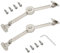 2 Piezas Bisagra Cierre Suave de Soporte de Tapa con Hardware Montaje, Bisagras para Puertas de Muebles Cocina, Bisagra de Soporte Plegable para Armario Estante Caja