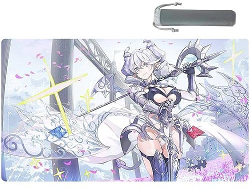 WSRXDMSN ygo Labrynth Play Mat Rubber Mat Duel Mat Gaming Competition Pad Mat Card Binder Deck 23.6 x 13.7 Inches (7)