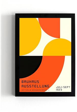 Generic Bauhaus Ausstellung Juli-Sept 1923 Repro Wandbild Kunstdruck A5 gerahmt (21 x 16 cm)