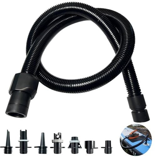 sitengjun Kit adattatore per pompa sup, gonfiabile, per barca e gonfiabile, con 7 ugelli per valvola d'aria, pompa ad aria, accessori di ricambio per gonfiabile, stand up paddle board