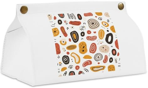 Taschentuchbox-Abdeckung, quadratisch, Polyurethan, warme Farbe, abstraktes Bild, bedruckt, Taschentuchbox, Organizer, Halter, kleine Reise-Make-up-Tasche, Würfel-Tücherbox, Halter, wiederverwendbare