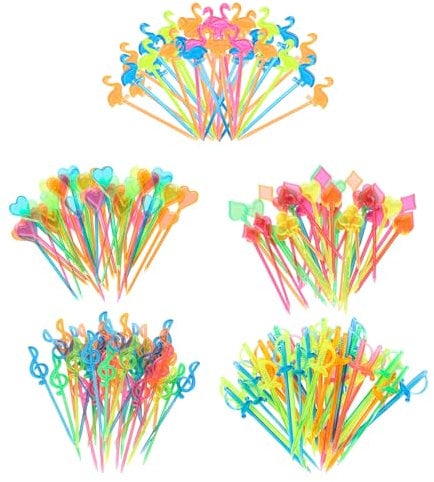 250 Uds. Tenedores De Frutas, Tenedores De Frutas Love, Tenedores De Frutas Con Notas Musicales, Palitos De Cóctel, Póker, Palitos Para Decorar Postres