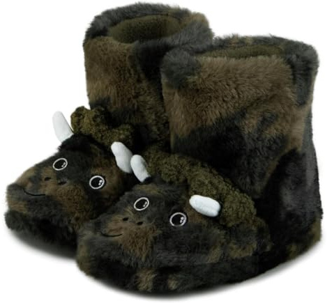 totes toasties® Kids Dino Boot Slippers