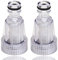 Pressure Washer Gun Adapter Plastic Machine Water Filter Pressure Washer Hose Tap Connector Washer Inlet Filter 3/4 Inch Connector Universal Water Filter for High Pressure Washer (2Pcs)