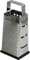 Heavy Duty Stainless Steel 4 Sided Cheese Grater with Non Slip Base