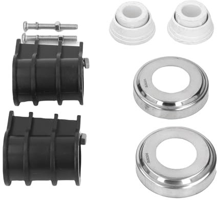 Pyhodi Pool -Deck -Flansche, 304 Edelstahlflansch -Ankerleiter -Klammern für 42 -mm -Röhre über Gemahlenen Poolleitern, die Zubehör für Einfache Installation und Austausch Enthalten