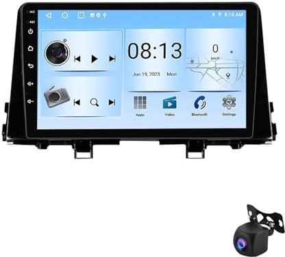 Autoradio multimédia Android 13 pour Kia Picanto 2016-2020, écran Tactile 9 Pouces, Compatible Radio numérique Dab, Commandes au Volant, MirrorLink, Wi-FI, caméra 360°, processeur 8 cœurs, 8