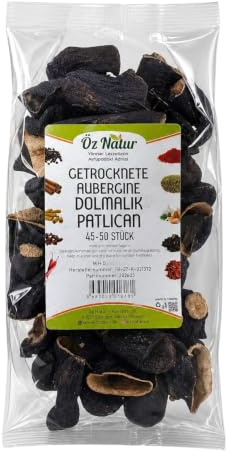 Öz Natur Getrocknete Auberginen, 40 Stück, 200g, Türkei