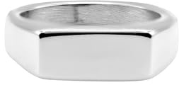 Heideman Siegelring Koa Herren Silber Edelstahl rechteckig | Markantes Accessoire, als Geschenk zum Jahrestag oder Weihnachten, nickelfrei, hautfreundlich für Freund