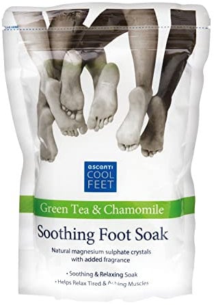 Escenti Cool Feet Soothing Green Tea & Chamomile Essential Foot Soak