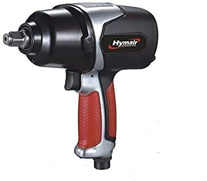 Hymair 1/2'' Heavy Duty Composit Air Impact Wrench, Twin Hammer NST-5040F