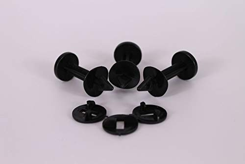 Greenhouse Insulation Bubble Wrap Polythene Fixing Plug Clips (100)