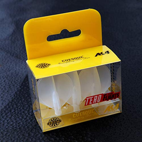 CUESOUL TERO AK4 Transparente Dart Flights Shield Form, 3er Set (CS-AK4 + 7DP)