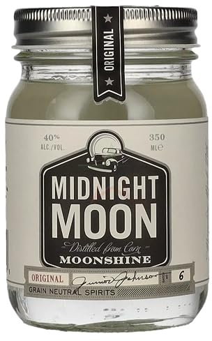 Midnight Moon Moonshine ORIGINAL Getreidebrand 40,00% 0,35 Liter