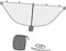 F Fityle Moustiquaire pour Hamac de Camping Compact et Ultra Portable, Gris