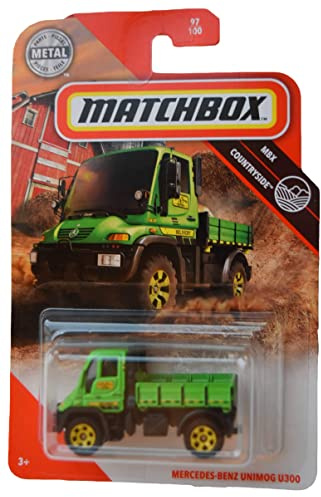 Matchbox Mercedes Benz Unimog U300 - Grün 97/100 Contryside