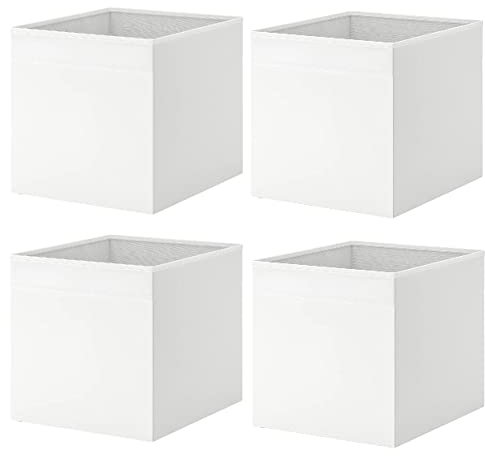 IKEA Aufbewahrungsbox DRÖNA Kisten für Expedit- und Kallax-Regale - weiß - 4-er Set