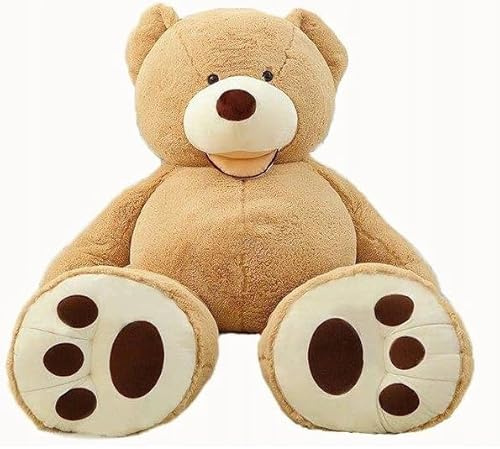 Lifestyle & More XXL Teddybär Kuschelbär Braun Höhe 160 cm Plüschbär Kuscheltier samtig weich