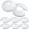 SHANHUHAI 8 Pièces Couvercle Blanc de Tuyau de Radiateur Colliers de Tuyaux en Plastique Blanc Couverture de Tuyau Décoration pour Tuyau de 16 mm de Diamètre