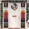 Apragaz 1 Pair Nutcracker Christmas Decorations, Christmas Nutcracker Banner Front Door Decorations (C)