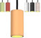 Tivendis Betoniq Pendelleuchte Beton modern klein NARA13 - Industrial Design Betonlampe Hängelampe mit LED Glühbirne und Fassung GU10 - Hängeleuchten,Yellow