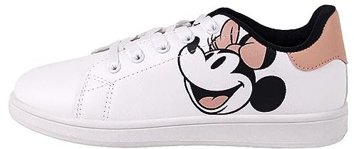 Disney Unisex Minnie Mouse Sneakers Sneaker, Weiß, 36 EU