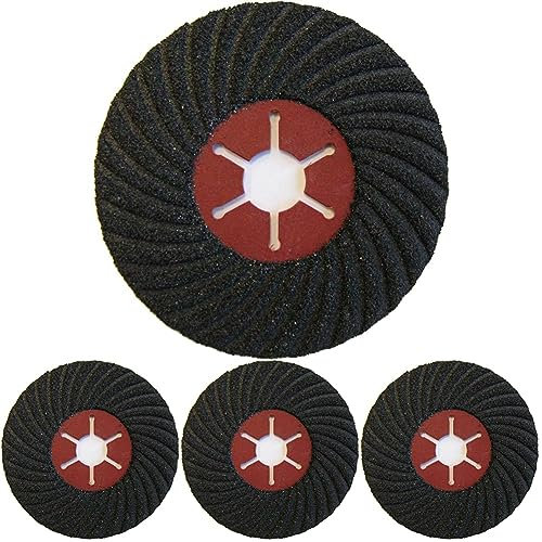 Norton Disque semi flexible CP flex carbure silicium matériaux 127 x 22 mm Grain 36 (Lot de 4)