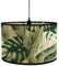 Morbuy Abat-Jour en Bambou, Motif Plante Floral Tropical, Diamètre 30cm Abat-Jour Tambour Rechange pour Lampe de Chevet, Lampe de Table, Lampadaire, Lampe de Plafond, Décorer (Monstera)