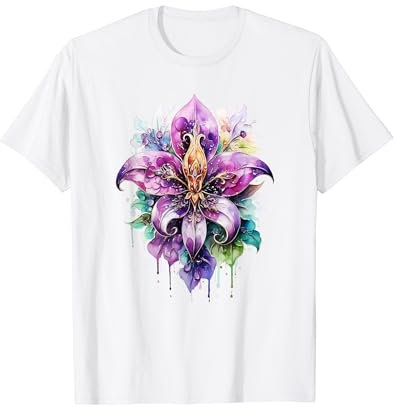 Fleur de Lys, französische Lilie, Blume, Sommer, Symbol, Karneval T-Shirt