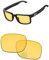 PapaViva Lentes de repuesto para gafas de sol Oakley Holbrook XL OO9417 de 59 mm, HD amarillo, Holbrook XL