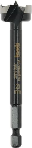 kwb Forstnerbohrer, Ø 20 mm, Topfbohrer (für Holz, geschmiedeter Bohrkopf, Spezialanschliff, schnelle, ausrissfreie Bohrlöcher, 4-seitig geschliffene Zentrierspitze, für Akkuschrauber & Bohrmaschinen)