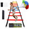 YGORTECH Football Speed Agility Training Set Agility Ladder and Resistance Parachute Football Training Equipment Footwork Drills for Kids