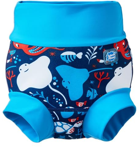 Baby & Toddler Happy Nappy Duo Reusable Swim Nappy with Silver Lining