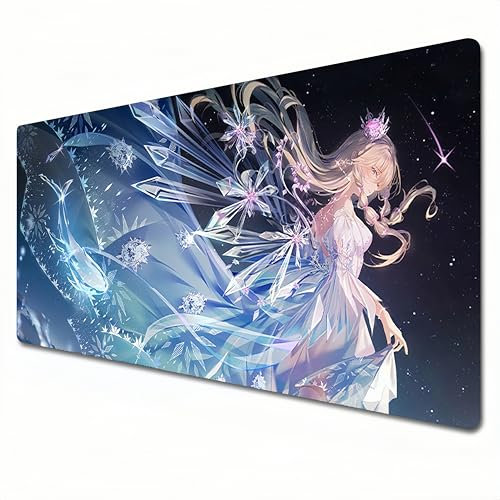 SMXTJBAI Infinity Nikki mouse pad|XXL mouse pad 900x400|Anime gaming mouse pad|Office desk mat large|Waterproof - Anti-slip|Mouse pad stitched edge