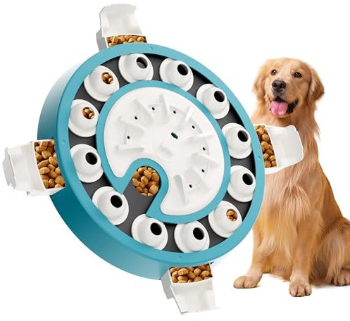 Beitophome 4-in-1 Dog Puzzle - Interactive Toy for Aggressive Chewers, Multi-Stage Play, Puzzle Toys for Dogs, Cognitive Dog Puzzle Feeder for Slow Eating & Mental Stimulation