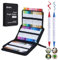 KEMYR 72 Colors Brush & Fine Tip Acrylic Paint Pens, Dual Tip Acrylic Paint Markers for Paper, Wood, Canvas, Stone, Rock, Glass, Fabric, DIY, Ceramic, Art Supplies for Kids and Adults Drawing