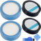 EATBALE Hepa Filter Accessories Set for AEG 8000 / ASKW4 ESKW4 FX8 AZE156 Cordless Vacuum Cleaner Washable Reusable Vacuum Pre-filter Hepa Paper Attachment Consumable Replacement Parts