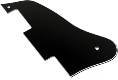Jazz Gitarren Guitar 3-lagig Schwarzes Dot Schlagbrett | Pvc Ausführung, Standardgröße, Leicht zu Montieren, Robuste Struktur, für Archtop Gitarre, Präzise Verarbeitung