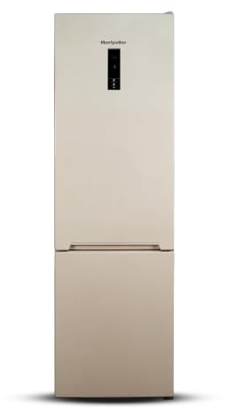 Montpellier MDANF201C - Tall Cream 327L No Frost - Garage Safe Fridge Freezer - E Energy Rating