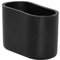 Flyshop Stuhlbeinkappen, Hartplastik, geruchlos, kratzfrei, oval 18 x 40mm (1,8 x 4,0 cm), 8 Stück, Schwarz