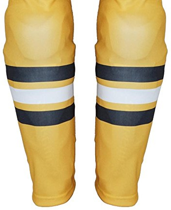 STEEL Eishockey Stutzen Sublimiert Boston-Gelb Bambini