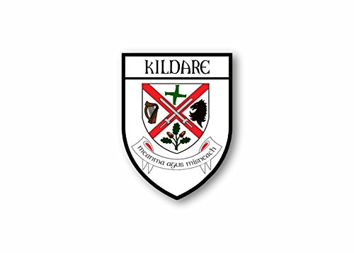 Sticker county shield car vinyl souvenir decal flag caravan crest kildare